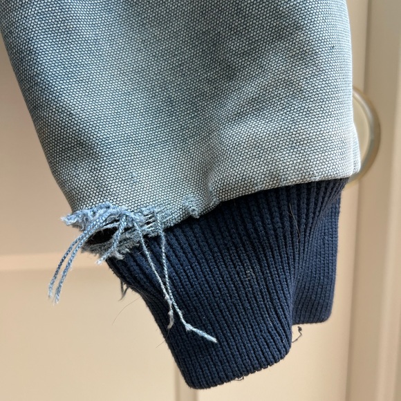 90’s Vintage Carhartt Men’s Blue Duck Lined Jacket - Picture 2 of 11